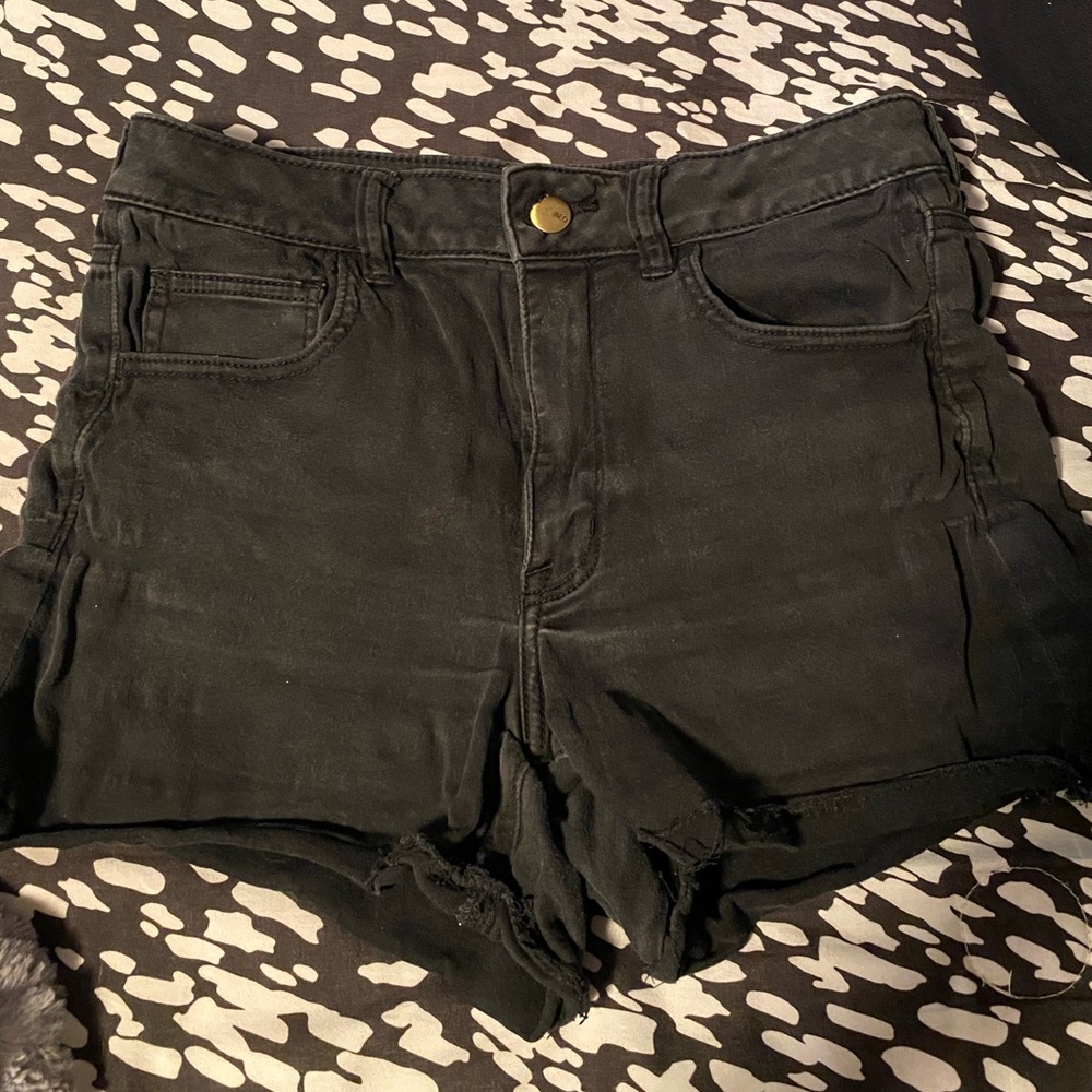 Black American eagle shorts